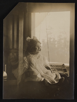 Nanelia Siegfried sitting near a window, Edmonds, Washington: photographic print