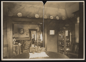 Interior of dining and living room in Siegfried home in Edmonds, Washington: photographic print