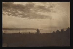 Puget Sound, Washington, looking westward, near the Siegfried home: photographic print