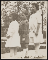 Victoria, Victor, Nanelia Siegfried (identified from left to right): photographic print