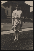 Nanelia Siegfried standing outside: photographic print