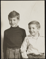 Portrait of Victor Siegfried's sons: photographic print