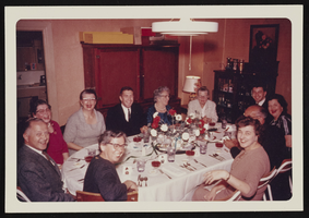 Family reunion at Lou-Vee Bradford Siegfried's home in Palo Alto, California: photographic print