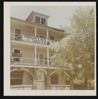 Exterior view of Mountain View Hotel, Pioche, Nevada: photographic print