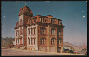 Fourth Ward School in Virginia City, Nevada: postcard