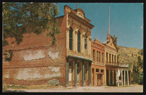 Knights of Pythias and the Miners' Union Hall, Virginia City, Nevada: postcard