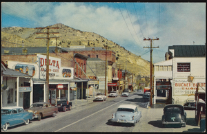 Delta Saloon and Bucket of Blood Saloon, Virginia City, Nevada: postcard