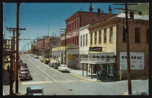 C Street looking south, Virginia City, Nevada: postcard