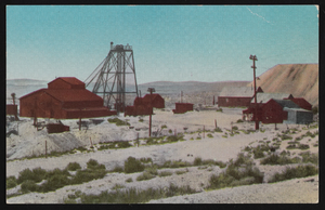 Mizpah Mine in Tonopah, Nevada: postcard