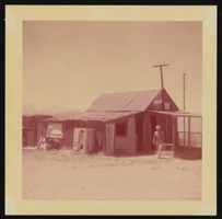Exterior view of an original dwelling in Randsburg, California: photographic print