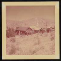 Exterior view of a historic buildings in Trona, California,: photographic print