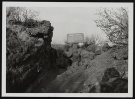 Modoc outpost at Captain Jack's Stronghold in Lava Beds National Monument, California: photographic print