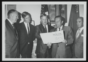 Howard Cannon with Southern Nevada Homebuilders in Washington, D.C.: photographic print