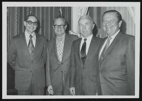 Senator Alan Bible and Howard Cannon with Secretary of State William Swackhammer: photographic print