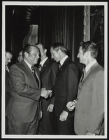 Howard Cannon and Apollo 15 Astronauts David Scott, Alfred Worden, and James Irwin after their address to a joint session of Congress: photographic print