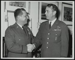 Howard Cannon after receiving a promotion to Major-General: photographic print