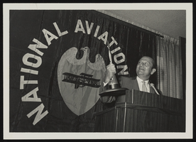 Howard Cannon receives National Aviation Clubs Man of the Year award: photographic print