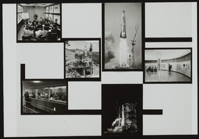 Air Force Ballistic Missile Headquarters collage: photographic print
