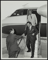 Howard Cannon visits Grumman Aircraft Engineering Plant at Bethpage, Long Island, New York: photographic print
