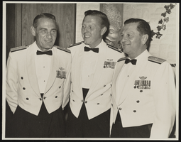 Howard Cannon as the featured speaker at a banquet at the Tallyho Hotel of the 9626th Air Force Reserve Recovery Squadron: photographic print and correspondence