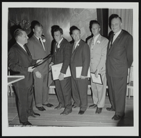 Howard Cannon presents Vail Medal Awards to Nevada Bell employees: photographic print