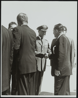 President John F. Kennedy's visit to Las Vegas, Nevada with Howard Cannon: photographic print