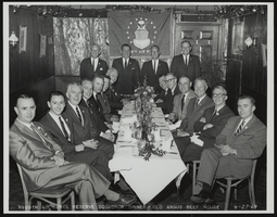 Howard Cannon attending the 9999th Air Force Reserve Squadron Dinner at the Old Angus Beef House in Washington, D.C.: photographic print and correspondence