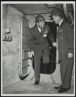 Howard Cannon visits the Arnold Engineering Development Center with Brigadier General Lee V. Gossick: photographic print