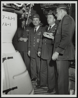 Howard Cannon visits the Arnold Engineering Development Center with Air Force Facility Representative Major William Everett: photographic print
