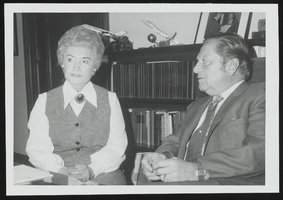 Nevada State Senator Helen Herr pictured with Howard Cannon during her recent trip to Washington, D.C.: photographic print