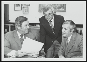 The Nevada delegation including Congressman James Santini and Senators Howard Cannon and Paul Laxalt: photographic print