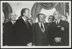 Howard Cannon with President Jimmy Carter and others: photographic print
