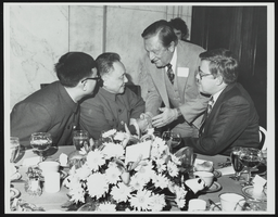 Howard Cannon with Deng Xiaoping and Frank Church: photographic print