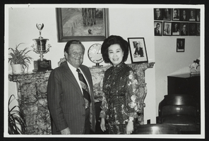 Howard Cannon with Nora Lam Sung in his Washington, D.C. office: photographic print