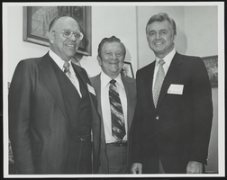Howard Cannon with Nevada state Senators James Gibson and William Raggio: photographic print
