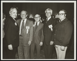 Howard Cannon pictured with people attending the National Association of Retail Druggists in Washington, D.C.: photographic print