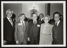 Howard and Dorothy Cannon with a group of people including United States Representative James Santini: photographic print