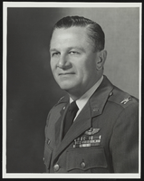 Howard Cannon portrait in military uniform: photographic print