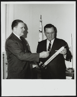 James Webb, Administrator of the National Aeronautics and Space Administration and Howard Cannon: photographic print