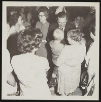 United States Senatorial Campaign with Howard and Dorothy Cannon greeting constituents at a political gathering: photographic print