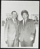 United States Senatorial Campaign with Howard Cannon posed with unidentified man: photographic print