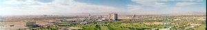 View from Regency Towers in Las Vegas Country Club, Las Vegas, Nevada: panoramic photograph