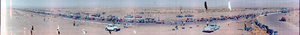 Mint 400 Off Road race, North Las Vegas, Nevada: panoramic photograph