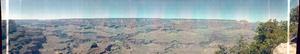 South Rim of the Grand Canyon, Arizona: panoramic photograph