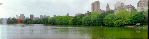 Central Park, New York City, New York: panoramic photograph
