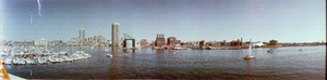 Inner Harbor, Baltimore, Maryland: panoramic photograph