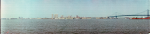 View of Philadelphia from across the Delaware River, Pennsylvania: panoramic photograph