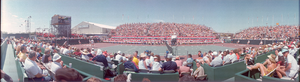 Connors vs. Mayer tennis match, Alan King tennis tournament at Caesars Palace, Las Vegas, Nevada: panoramic photograph
