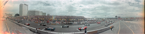 1982 Grand Prix at Caesars Palace, Las Vegas, Nevada: panoramic photograph