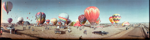 1982 Albuquerque balloon festival, Albuquerque, New Mexico: panoramic photograph